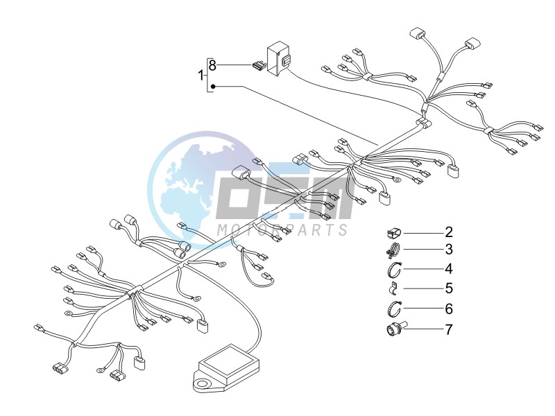 Main cable harness