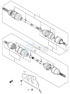 LT-A500F (P28-P33) drawing FRONT DRIVE SHAFT