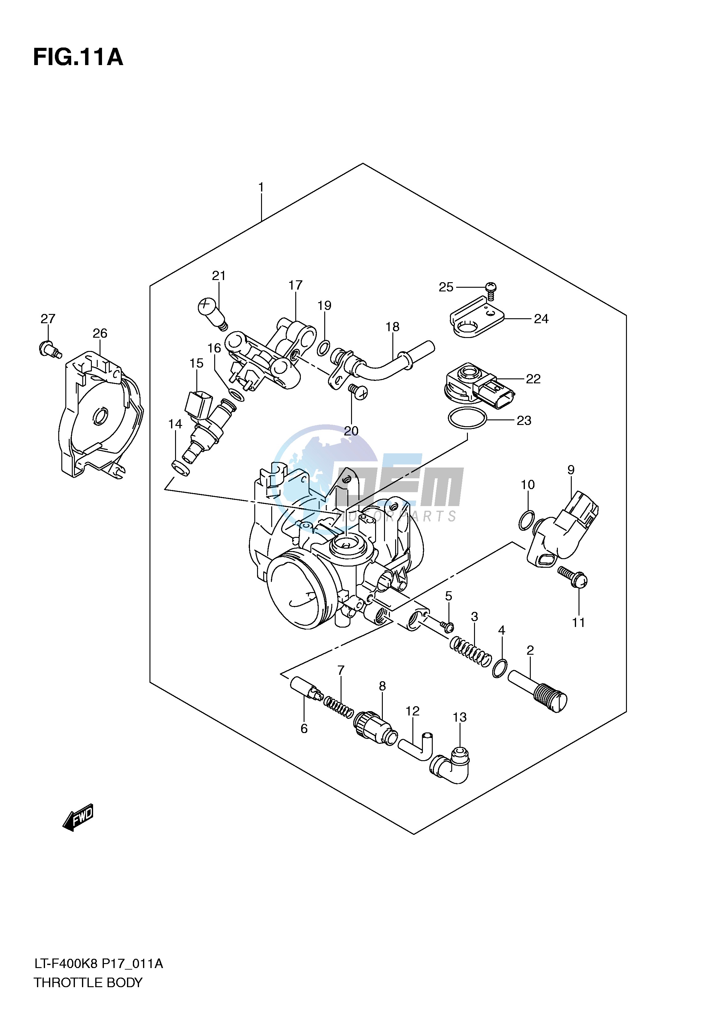 THROTTLE BODY (MODEL L0)