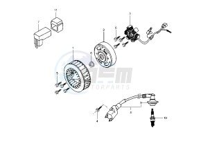 METAL–X - 50 cc drawing FLYWHEEL MAGNETO