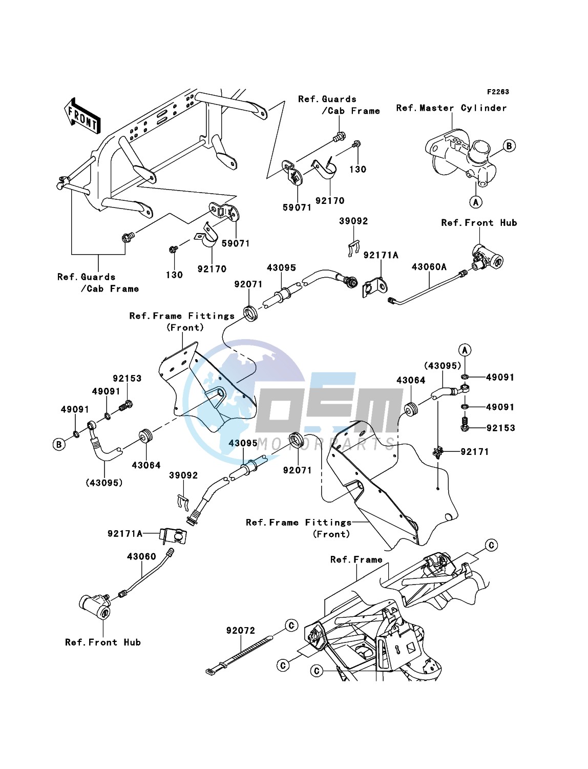 Front Brake Piping