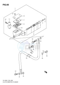 DL1000 (E24) V-Strom drawing CLUTCH MASTER CYLINDER