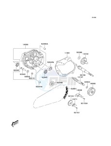 KSF 50 B [KFX50] (B7F-B9S) B9S drawing GEAR CHANGE DRUM_SHIFT FORK-- S- -