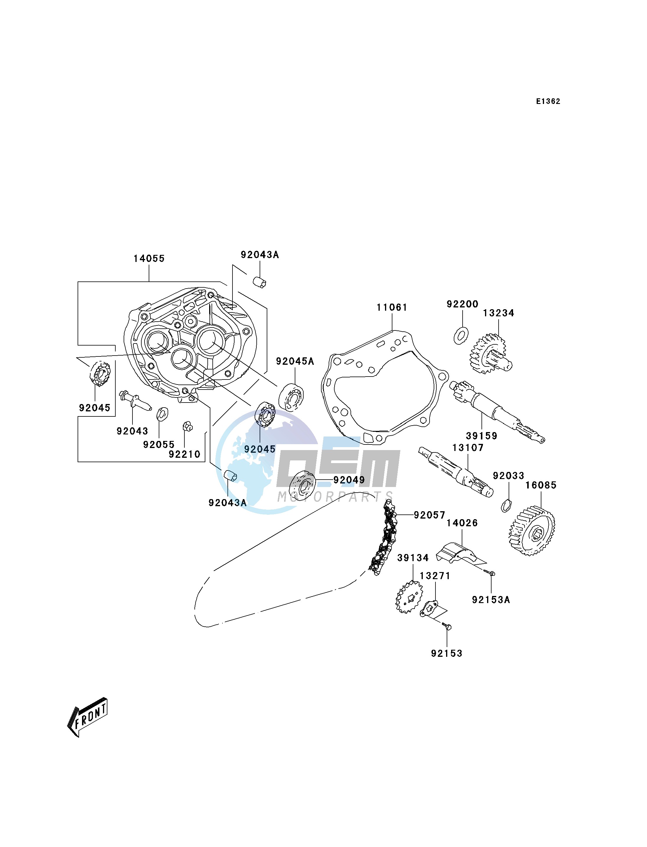 GEAR CHANGE DRUM_SHIFT FORK-- S- -