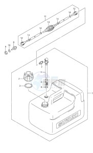 DF 9.9 drawing Fuel Tank