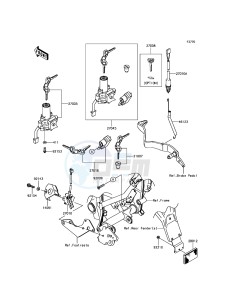 KLX125 KLX125CEF XX (EU ME A(FRICA) drawing Ignition Switch