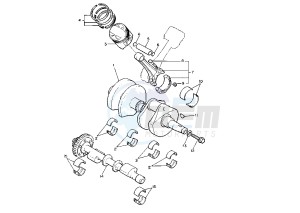 V-MAX 1200 drawing CRANKSHAFT PISTON