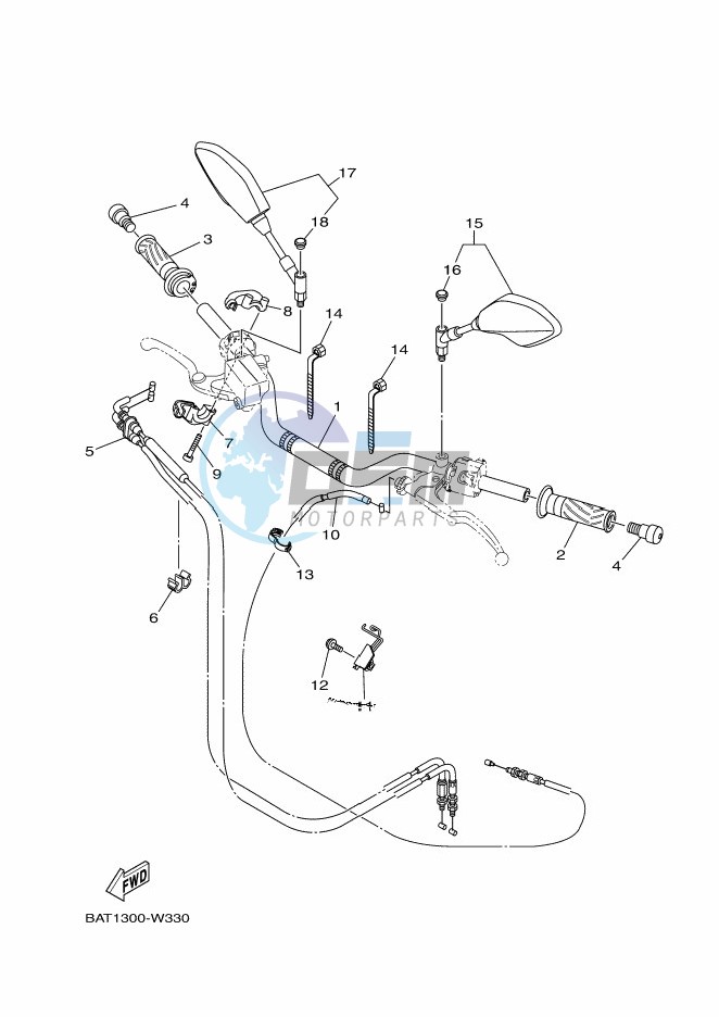 STEERING HANDLE & CABLE