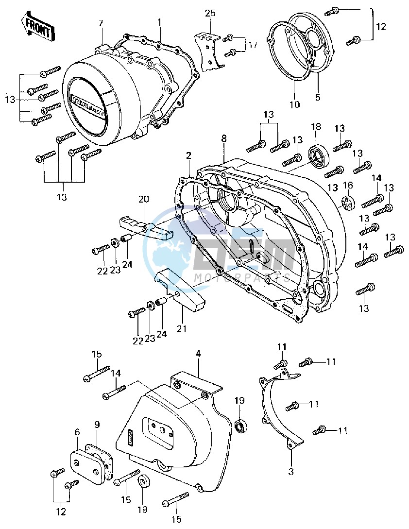 ENGINE COVERS -- 80 D1- -