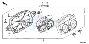 XL1000VB drawing 35L PANNIER SET PEARL CONCOURS BLACK