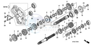 CBF1000A9 UK - (E / ABS MKH) drawing TRANSMISSION