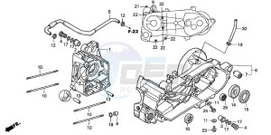 NSS250 drawing CRANKCASE