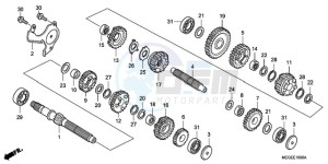 VT750CA9 Ireland - (EK / MME ST) drawing TRANSMISSION