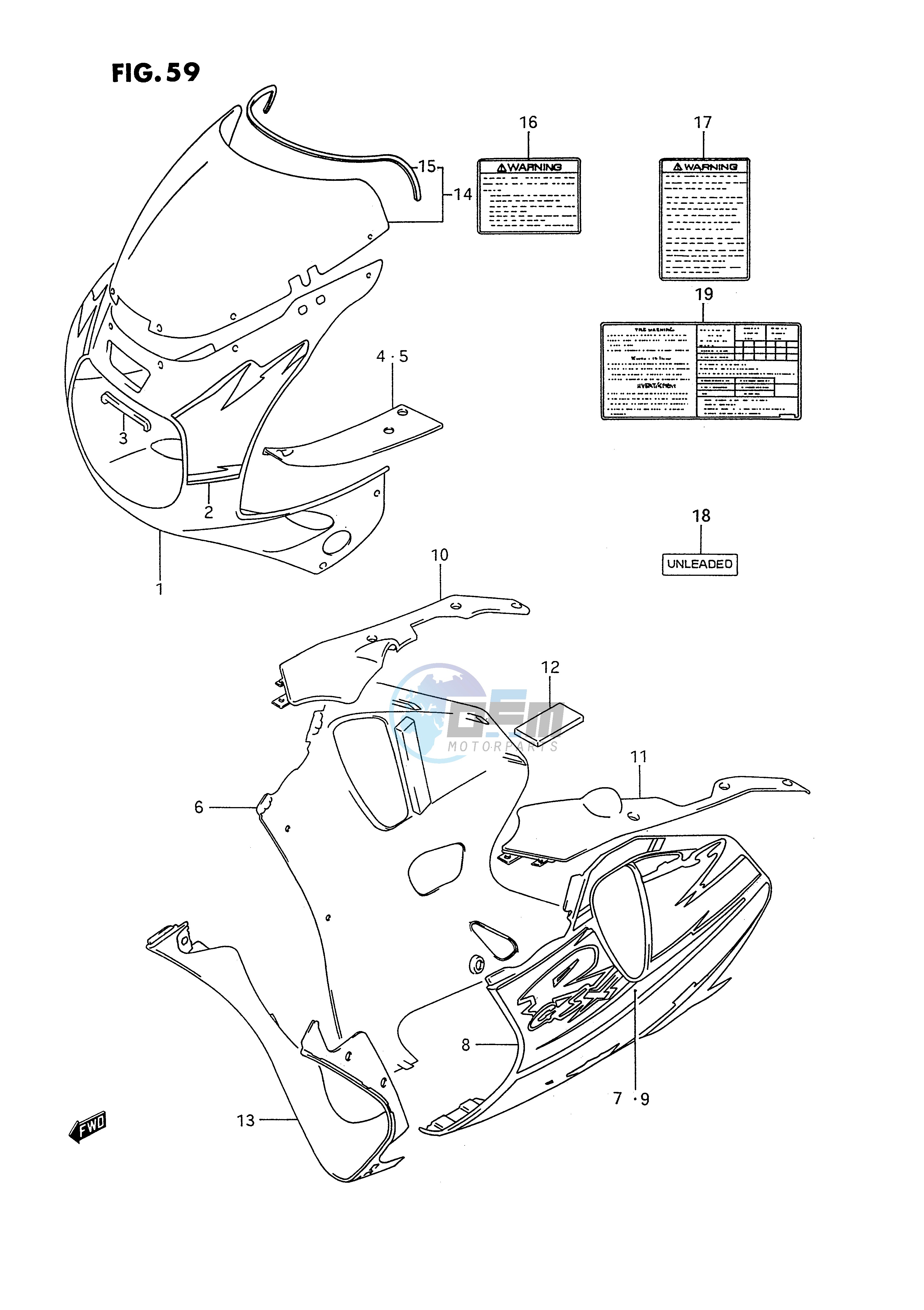 COWLING BODY (MODEL P 33J)