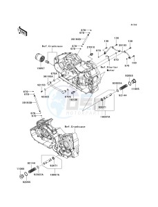 VN 1700 E [VULCAN 1700 CLASSIC] (9G-9FA) E9FA drawing OIL FILTER