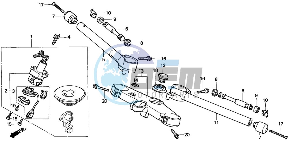 HANDLE PIPE/TOP BRIDGE