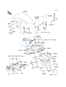 ZR 750 K [Z750S] (K1) K1 drawing FENDERS