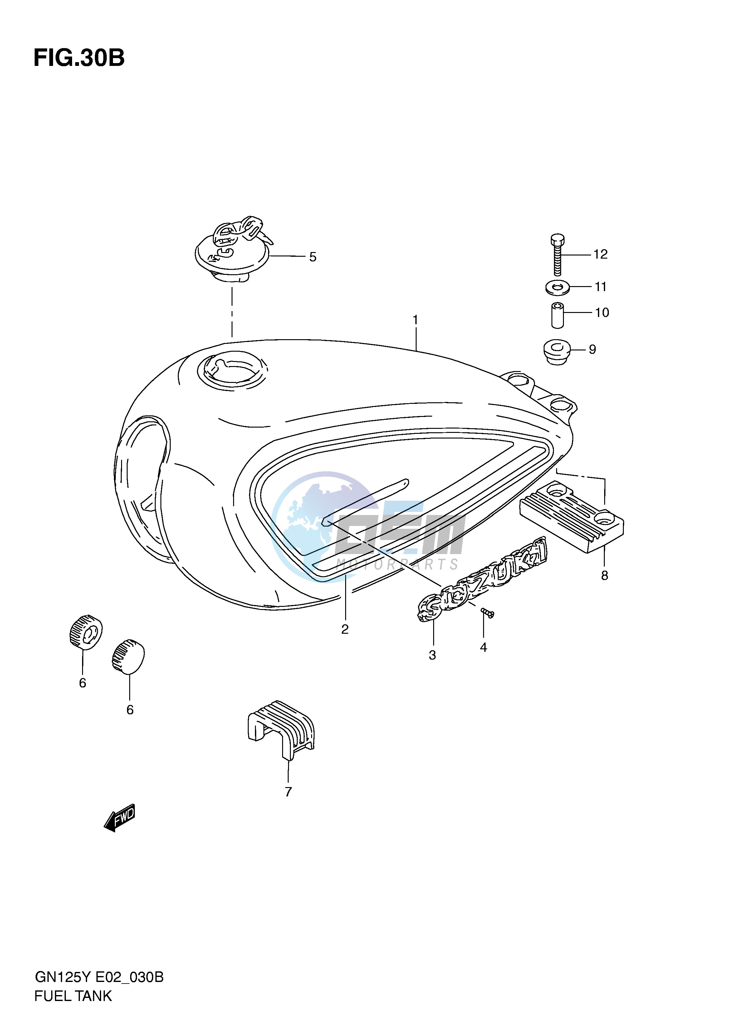 FUEL TANK (MODEL Y)