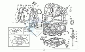 Nevada 350 drawing Crankcase