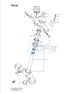 SFV650/A drawing STEERING STEM