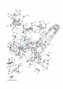 MT-07 MTN690 (BATD) drawing FRAME