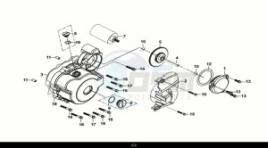 NH-T125I (MG12B2-EU) (E5) (M1) drawing LEFT CRANK CASE COVER