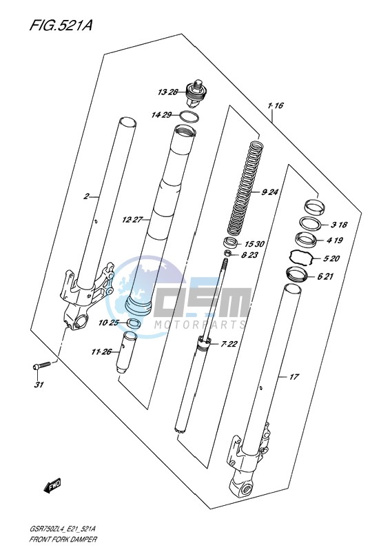 FRONT FORK DAMPER