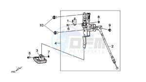 MAXSYM 600 I ABS EXECUTIVE (LX60A3-EU) (E4) (L7-M0) drawing PARKING LEVER