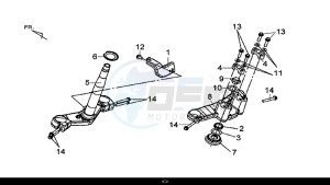 MAXSYM 600 I ABS EXECUTIVE (LX60A4-EU) (E4) (L7-M0) drawing STRG. STEM COMP