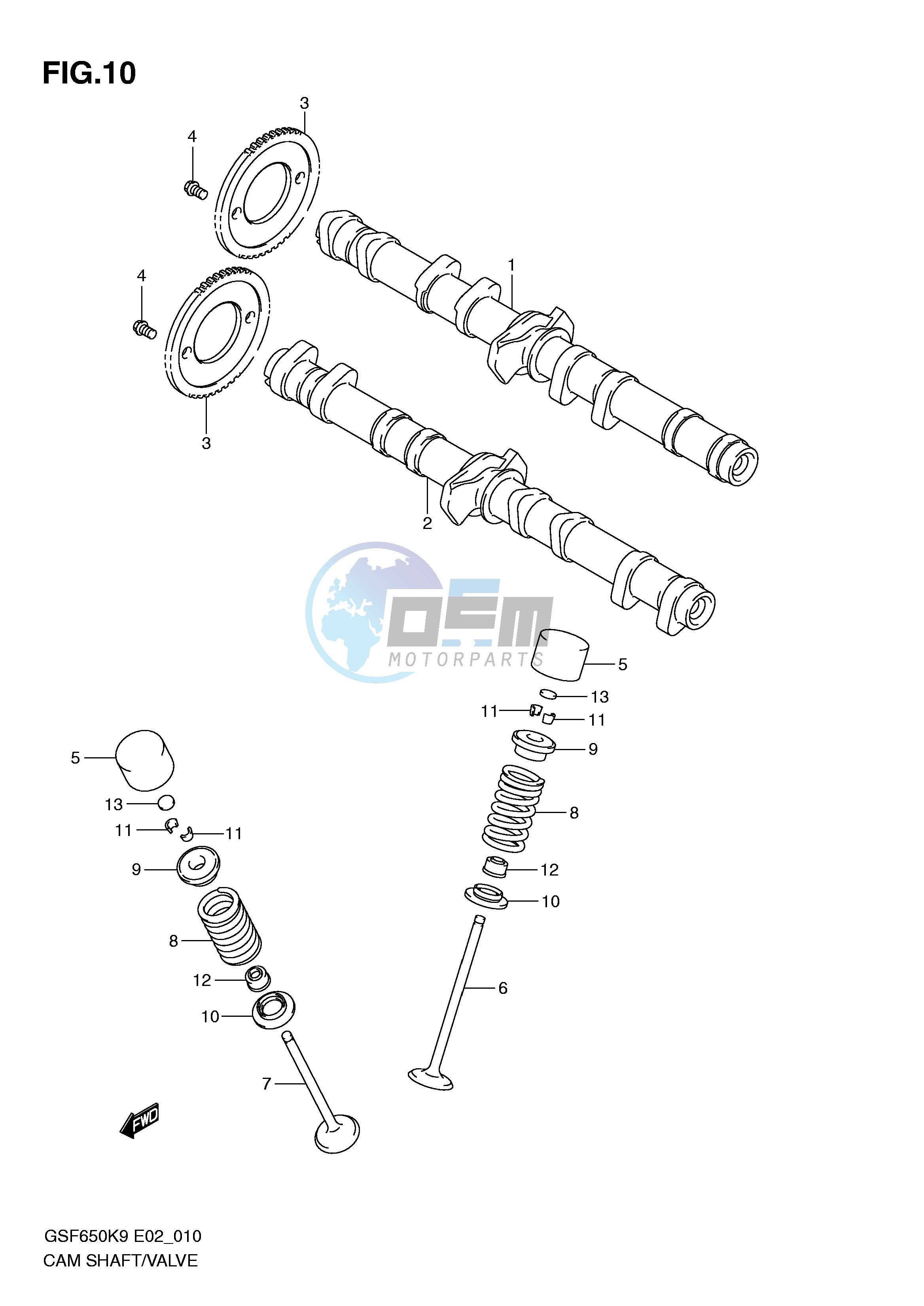 CAM SHAFT - VALVE