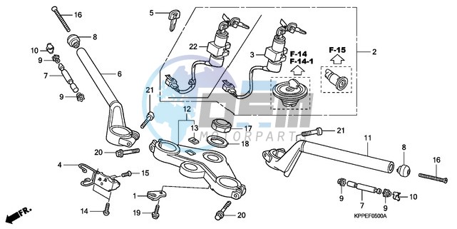 HANDLE PIPE/TOP BRIDGE