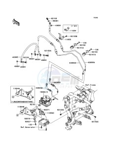 ER-6n ABS ER650B6F GB XX (EU ME A(FRICA) drawing Brake Piping