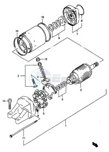 GSF1200A (E18) drawing STARTING MOTOR