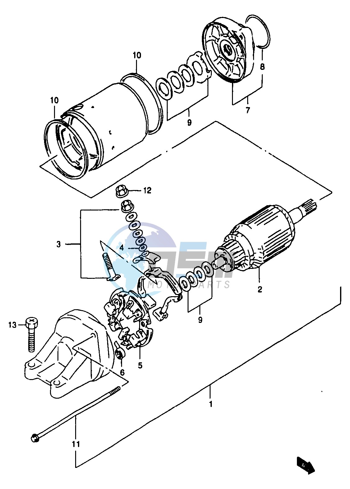 STARTING MOTOR