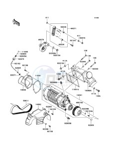 JET SKI ULTRA 300X JT1500HBF EU drawing Super Charger