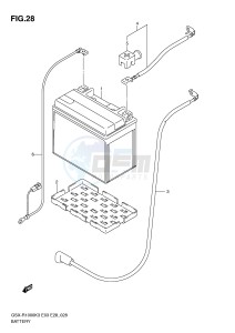 GSX-R1000 (E3-E28) drawing BATTERY