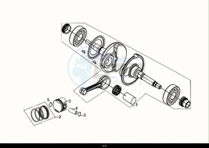 FIDDLE IV 125 LC ABS (XG12WW-EU) (M0) drawing CRANK SHAFT