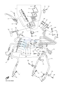 FJR1300A FJR1300A ABS (1MC9 1MCA 1MCB) drawing FRONT MASTER CYLINDER