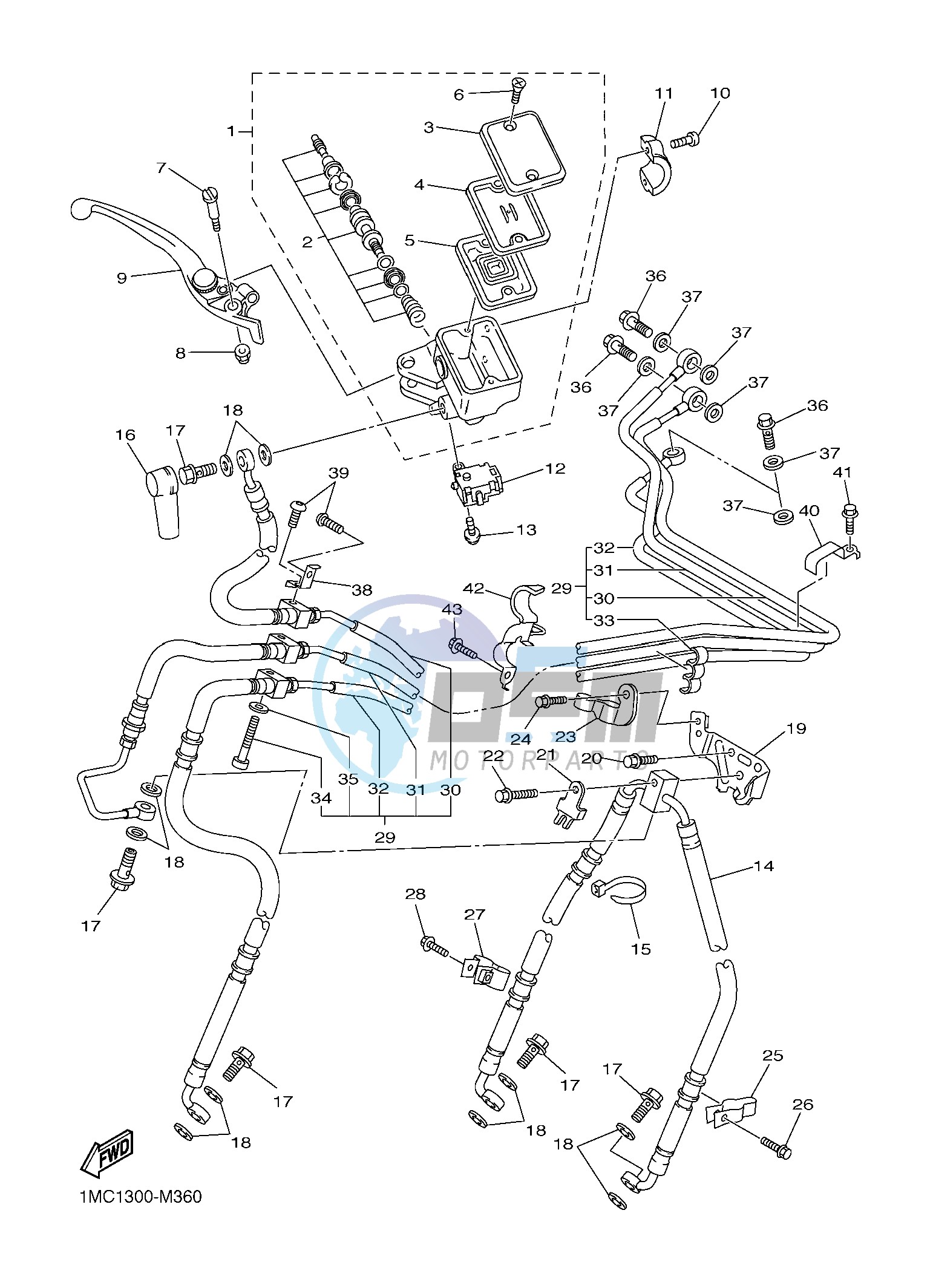 FRONT MASTER CYLINDER