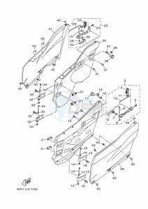 YXZ1000ET YXZ1000R SS (BASU) drawing SIDE COVER 3