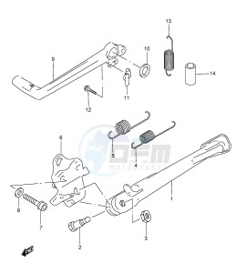 GSX-R600 (E2) drawing STAND