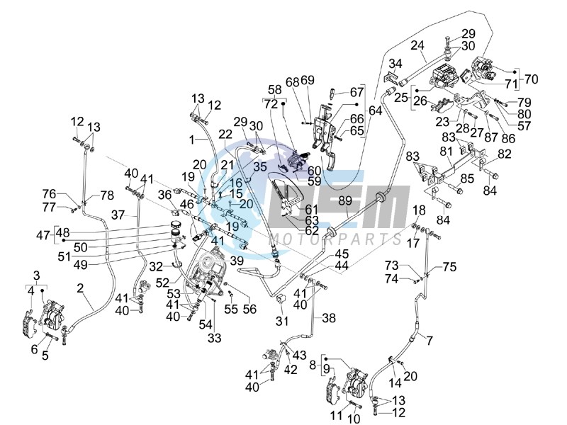 Brakes hose  - Calipers