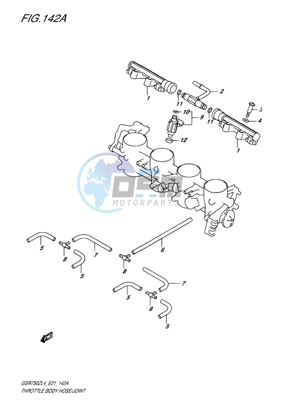 THROTTLE BODY HOSE-JOINT