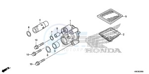 TRX500FM5F TRX500FM Europe Direct - (ED) drawing OIL PUMP