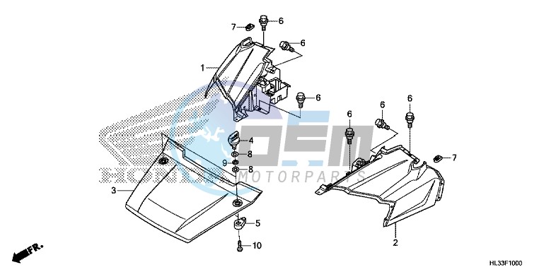 FRONT FENDER/HOOD