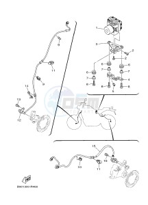 MTM850 MTM-850 XSR900 (B90L) drawing ELECTRICAL 3