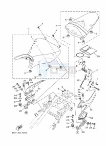 MT-03 MTN320-A (B9A9) drawing SEAT