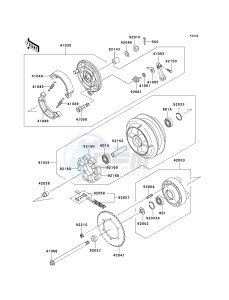 EN 500 C [VULCAN 500 LTD] (C6F-C9F) C6F drawing REAR WHEEL_CHAIN