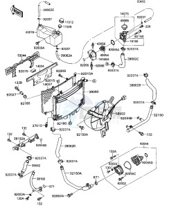 ZX 1100 C [NINJA ZX-11] (C1-C4) [NINJA ZX-11] drawing RADIATOR