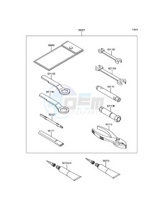 KLX250 KLX250SHF XX (EU ME A(FRICA) drawing Owner's Tools